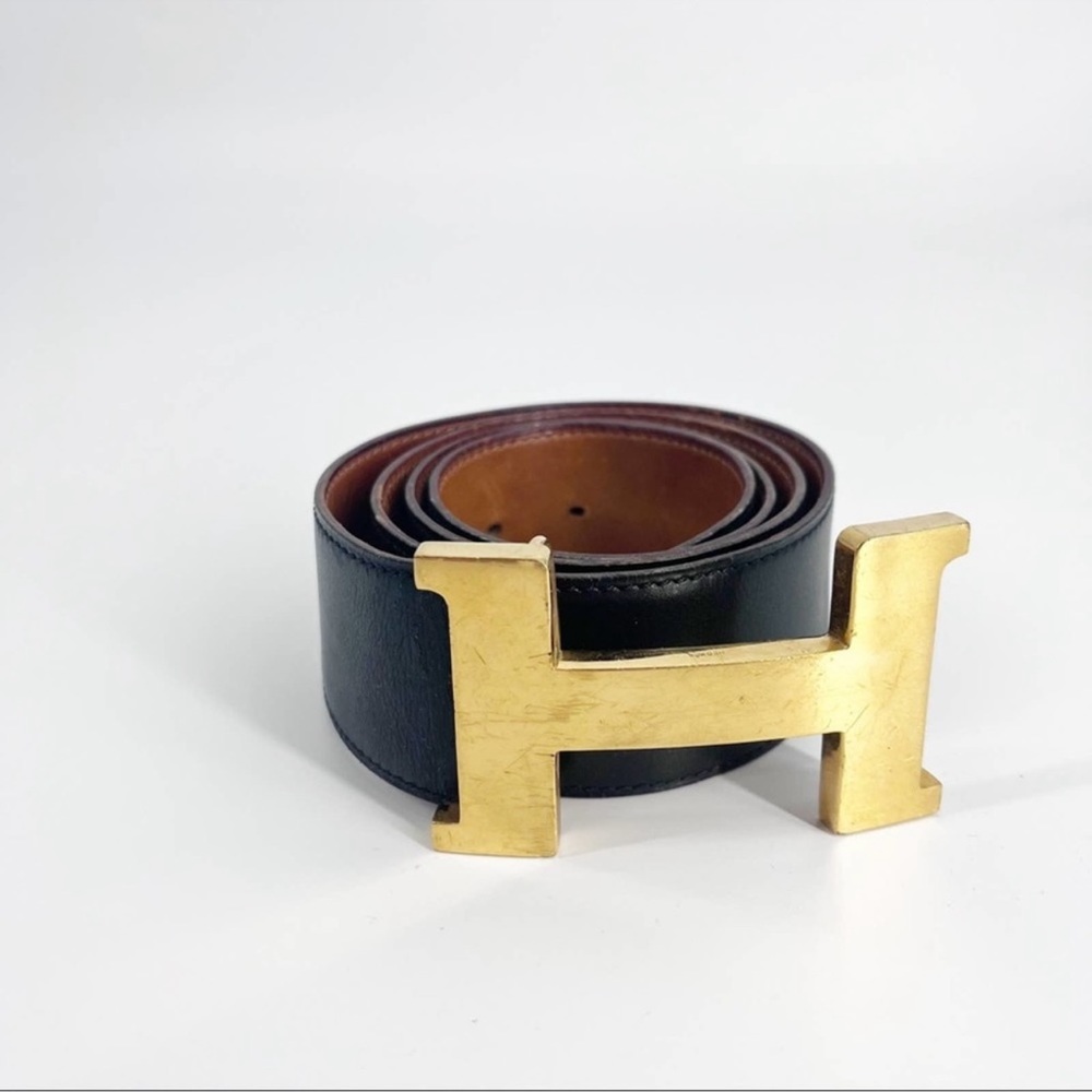 Vintage large Hermes belt and Buckle **Authentic** 1975 32ish